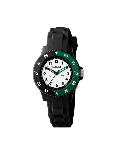 TK0215 Tikkers Kinderhorloge Leerhorloge Siliconen Zwart… | Diademita