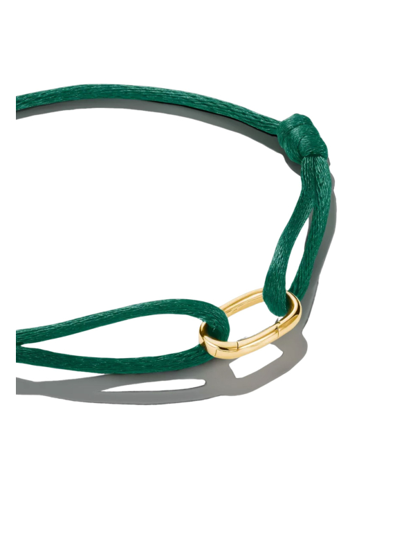 C1210-413-34-L24V Thomas Sabo Bracelet Textile Vert… | Diademita