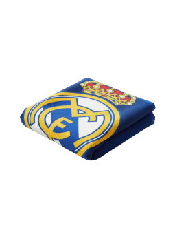 Real Madrid Polyester Handdoek Strandlaken Fanshop – Blauw