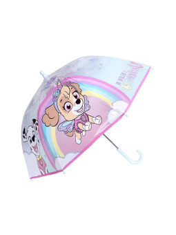 Paw Patrol Skye Transparenter Regenschirm Manuell Kinder – Multicolor