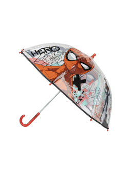 Spiderman Transparent Manual Umbrella POE Kids