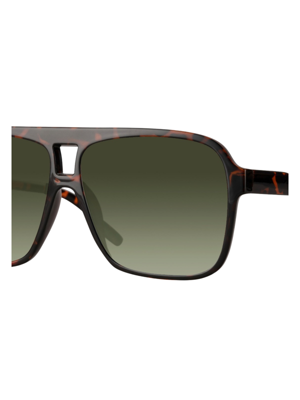 Maxte NDL8208 Vierkante Grote Zonnebril Havana Schildpad | Diademita