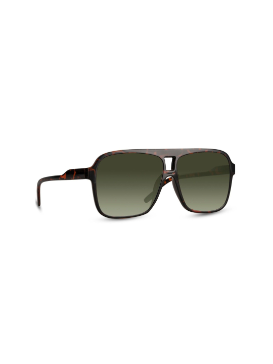 Maxte NDL8208 Vierkante Grote Zonnebril Havana Schildpad | Diademita