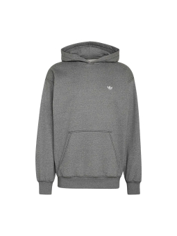 Adidas Trefoil Essentials Melange Loose Hoodie Kapuzenpullover – Grau