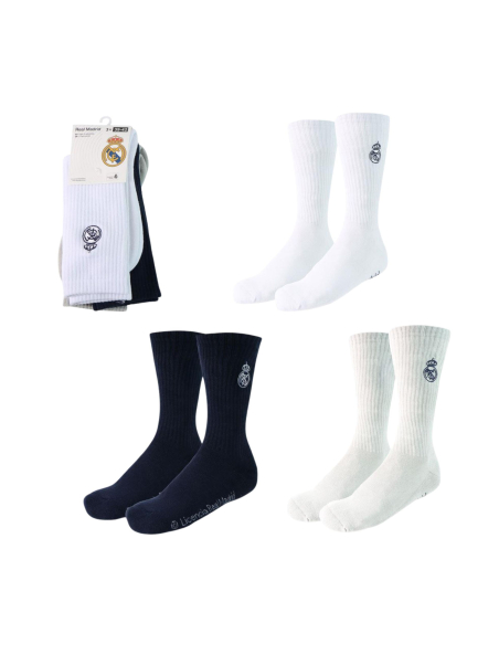 Cerda 2900003438 Real Madrid Socken 3er-Pack | Diademita