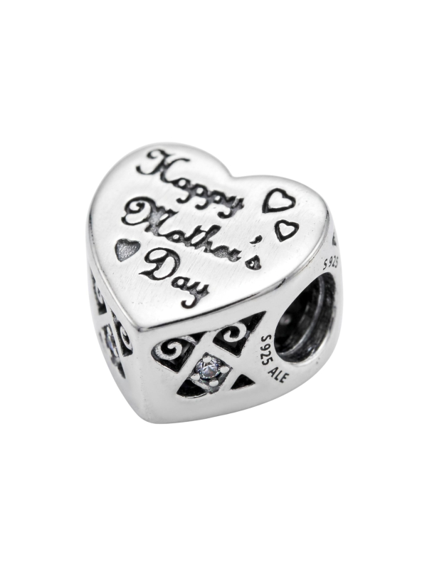 Maxte BD-JB4106 Heart Happy Mothers Day Sterling Silver… | Diademita