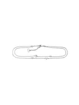Thomas Sabo AK0040-M02-14-L27V Verzilverde Enkelband met… | Diademita