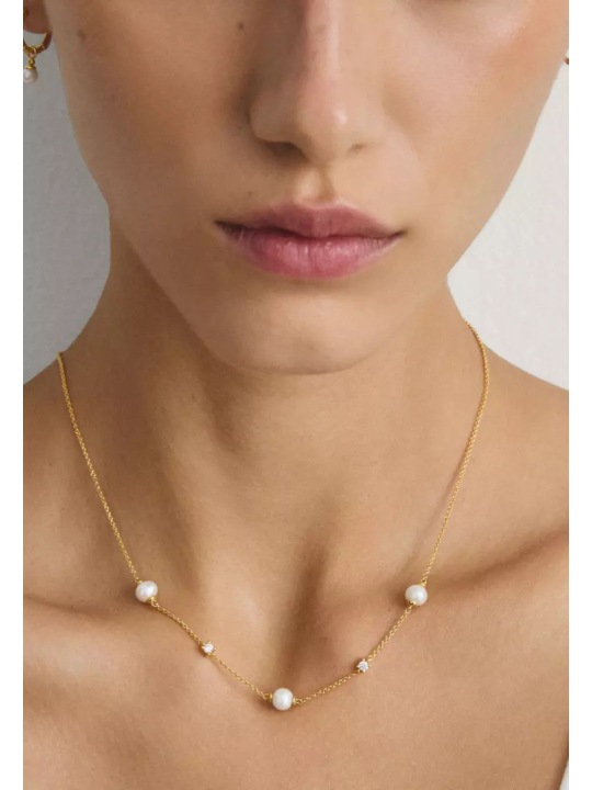 Thomas Sabo KE2120-M01-14-L45V Vergoldete Halskette mit… | Diademita