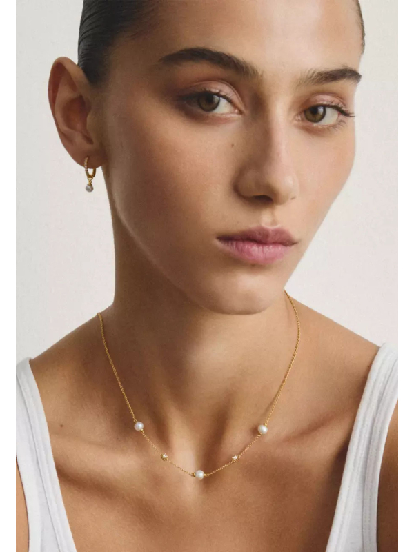 Thomas Sabo KE2120-M01-14-L45V Vergoldete Halskette mit… | Diademita