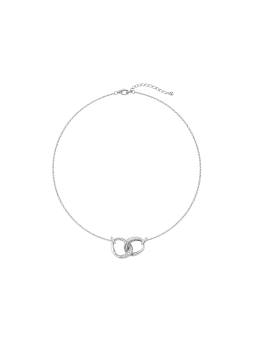 Collier Together en Argent Sterling Recyclé avec Zircons – Silver