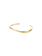 Thomas Sabo AR122-M01-39-L17 Gold-Plated Slim Wave Bangle | Diademita