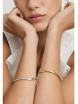 Thomas Sabo AR122-M01-39-L17 Gold-Plated Slim Wave Bangle | Diademita
