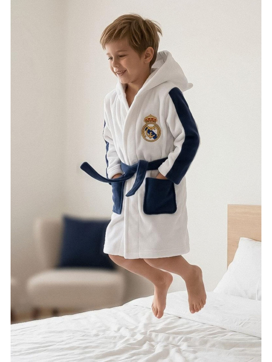 Cerda 2900003134 Kinder Coral Fleece Badjas Real Madrid | Diademita