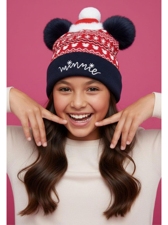 Cerda 2200010591 Bonnet enfant tricoté de Noël Minnie… | Diademita