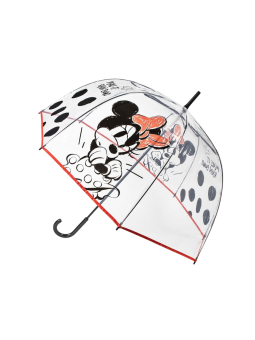 Minnie Mouse Transparent Manual Umbrella 60 cm – Transparent