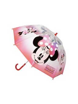 Kids Minnie Mouse Transparent Manual Umbrella 45 cm – Transparent