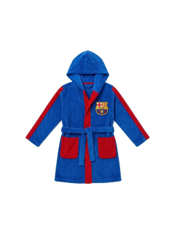 Cerda 2900003769 FC Barcelona Coral Fleece Hooded Robe | Diademita