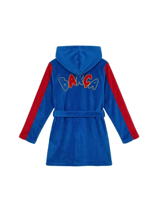 Cerda 2900003769 FC Barcelona Coral Fleece Hooded Robe | Diademita