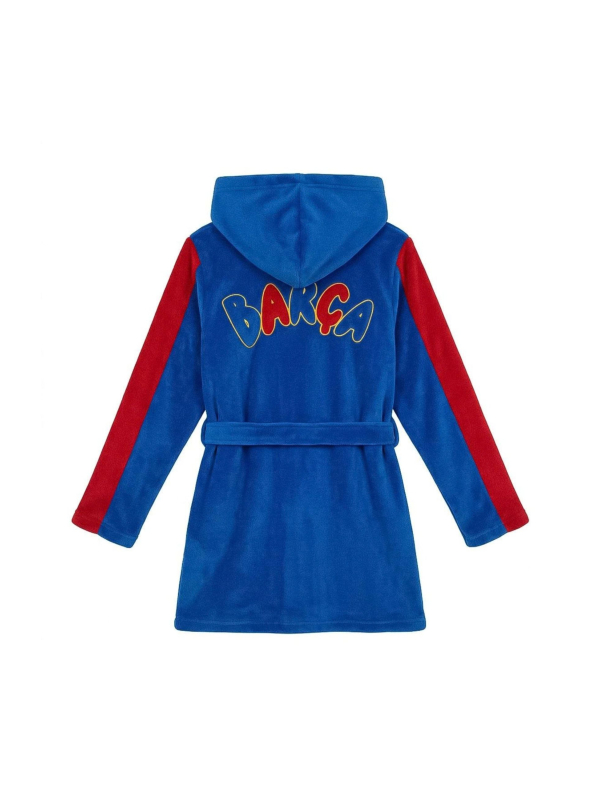 Cerda 2900003769 FC Barcelona Coral Fleece Hooded Robe | Diademita