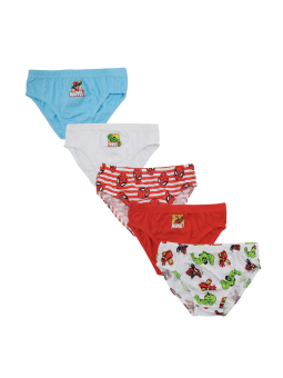 Lot de 5 Slips en Coton avec Motifs Marvel et Pochette – Multicolor