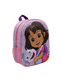 Sac à Dos 3D avec Motif Dora l'Exploratrice – Rose