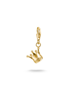 Thomas Sabo 0887-M01-39 Charm Pendentif Couronne Plaqué Or | Diademita