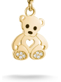 Thomas Sabo 1119-M05-14 Charm Pendentif Ourson Plaqué Or… | Diademita