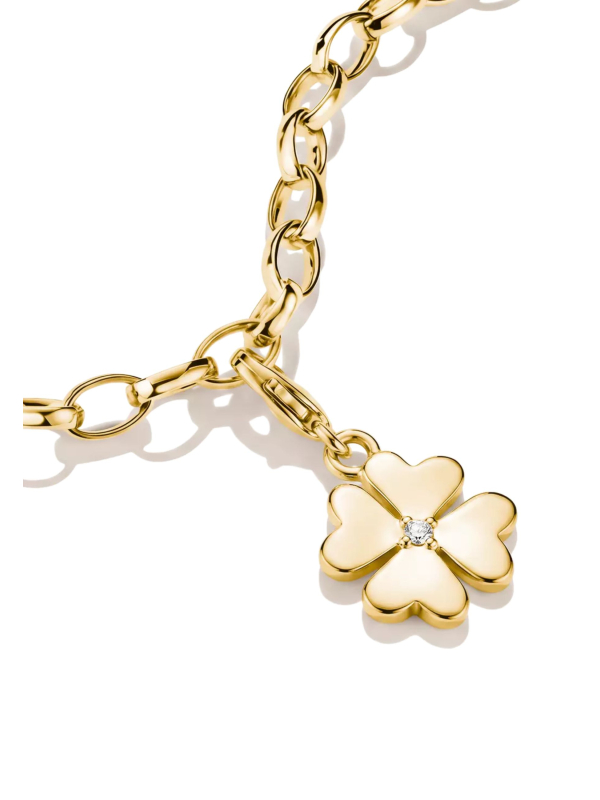 Thomas Sabo 2248-M01-14 Charm Pendentif Trèfle Plaqué Or… | Diademita