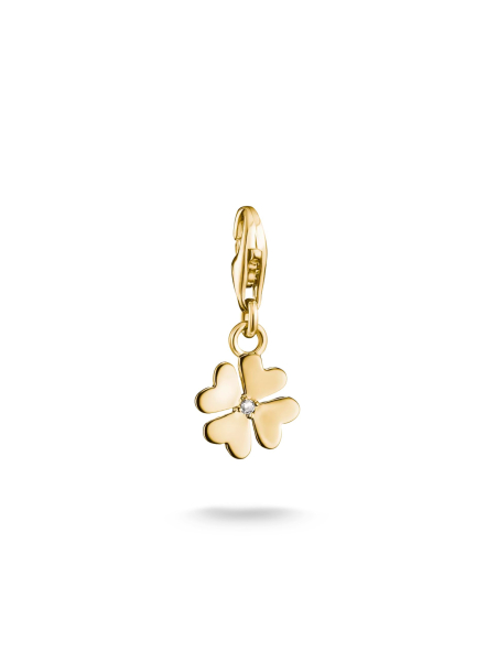 Thomas Sabo 2248-M01-14 Charm Pendentif Trèfle Plaqué Or… | Diademita