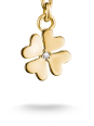 Thomas Sabo 2248-M01-14 Charm Pendentif Trèfle Plaqué Or… | Diademita