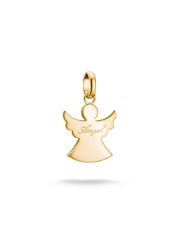 Thomas Sabo CC1347-M01-39 Gold-Plated Angel Charm Pendant | Diademita