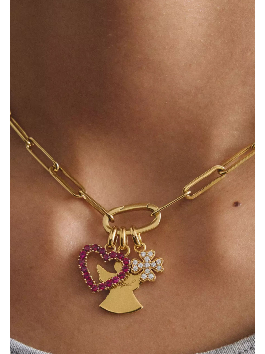 Thomas Sabo CC1347-M01-39 Charm Pendentif Ange Plaqué Or | Diademita