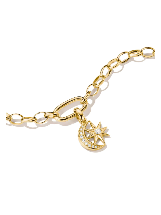 Thomas Sabo CC1365-M01-14 Vergulde Zon & Maan Bedel met… | Diademita
