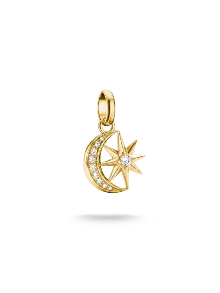Thomas Sabo CC1365-M01-14 Vergulde Zon & Maan Bedel met… | Diademita