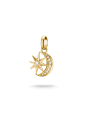 Thomas Sabo CC1365-M01-14 Vergulde Zon & Maan Bedel met… | Diademita