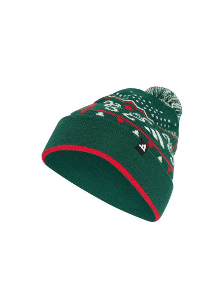 Adidas Sportswear KG7765 Christmas Graphic Pom Beanie | Diademita