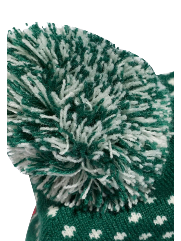 Adidas Sportswear KG7765 Christmas Graphic Pom Beanie | Diademita
