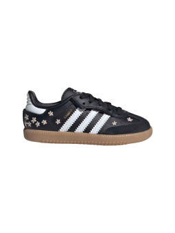 Samba OG sneakers met geborduurde bloemen – Zwart