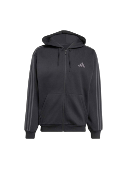 Sweat à capuche zippé Essentials – Noir