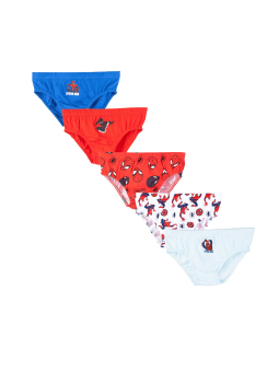 Lot de Slips Single Jersey Spiderman avec Trousse – Multicolor
