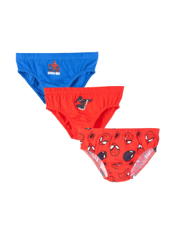 Cerda 2900003641 3er-Pack Single-Jersey-Slips Spiderman | Diademita