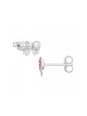 Maxte ES-APS6580-N2-LRS-ROS Zilveren strik oorknopjes 8… | Diademita