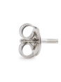 Maxte ESBD-560-8 Zilveren roos oorknopjes met hars | Diademita