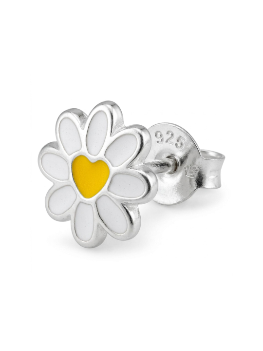 Maxte ES-APS5366-N1 Children's Silver Flower Ear Studs… | Diademita