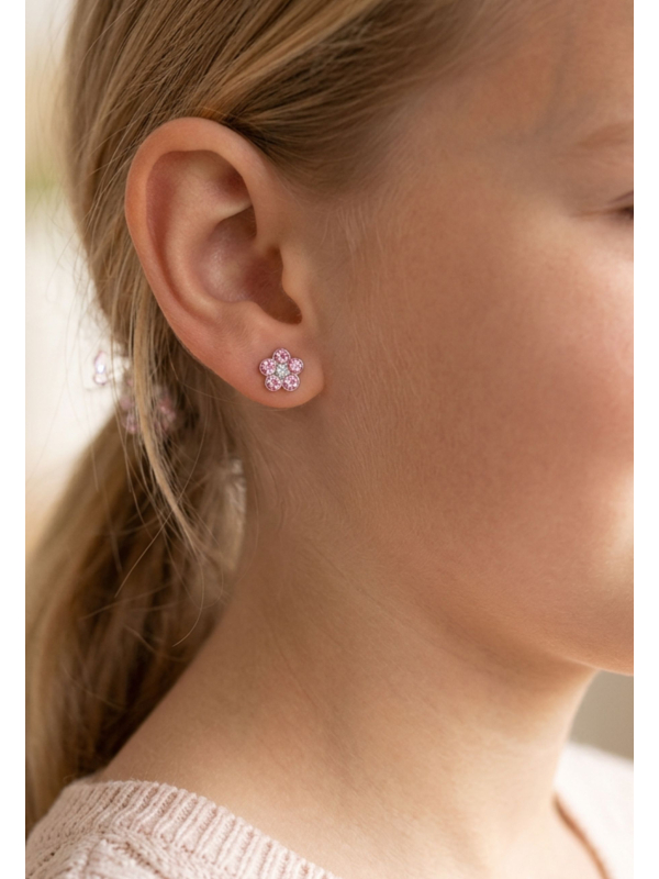 Maxte ES-APS3210-LT.RO/CRY Children's Silver Flower Ear… | Diademita