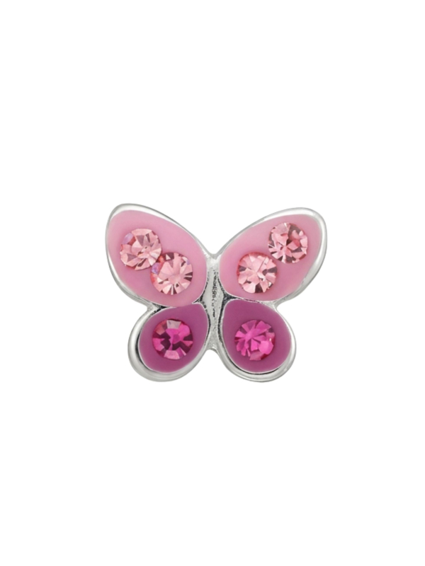 Maxte CC-APS2901-LT.ROSE/FUS Zilveren vlinder oorknopjes… | Diademita
