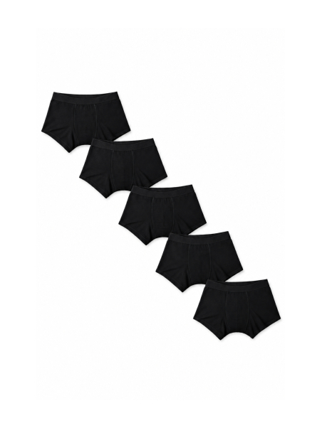 Maxte 24003-5BK Jongens Boxershorts met Elastaan 5-Pack | Diademita