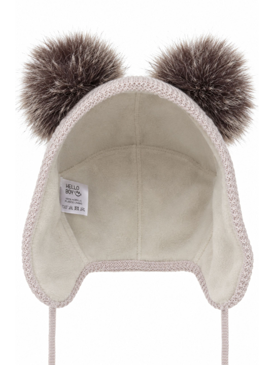 Maxte 7272 Jongens wintermuts Tambor van merinowol met… | Diademita
