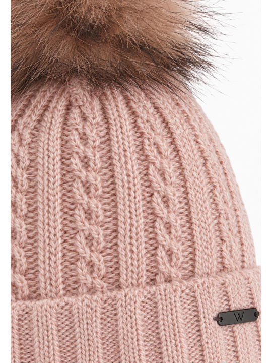 Maxte 6357 Dames wintermuts Karizma met pompon | Diademita