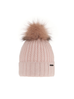 Damen Wintermütze Karizma mit Bommel – Pink